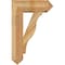 Ekena Millwork Funston Arts and Crafts Rough Sawn Bracket w/ Offset Brace, Western Red Cedar, 8"W x 22"D x 34"H BKT0806X22X34FST03RWR - alternate 3
